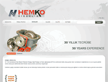 Tablet Screenshot of hemkohidrolik.com